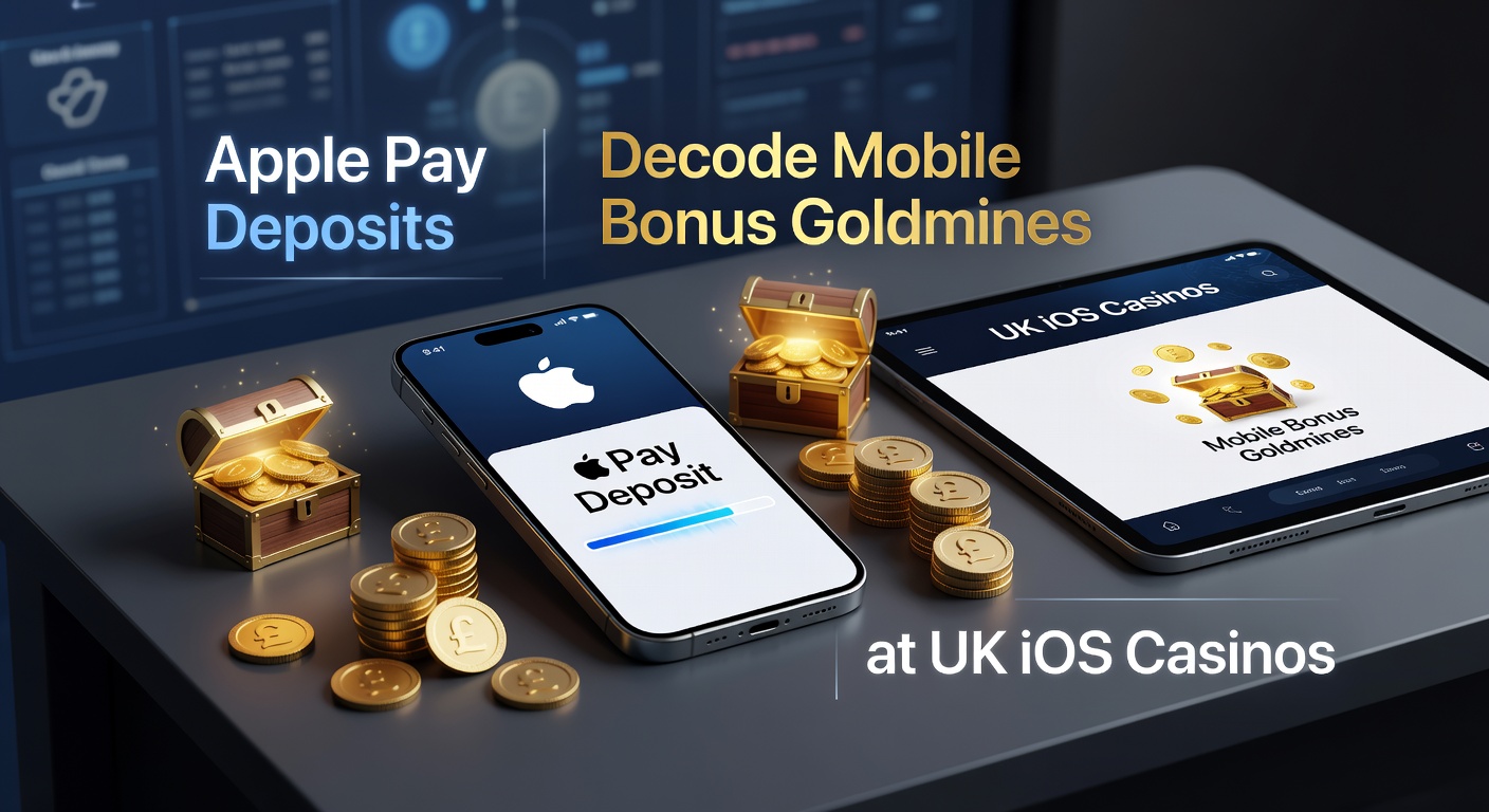 Smartphone displaying Apple Pay deposit confirmation in a vibrant UK casino app interface, highlighting seamless transaction and bonus activation