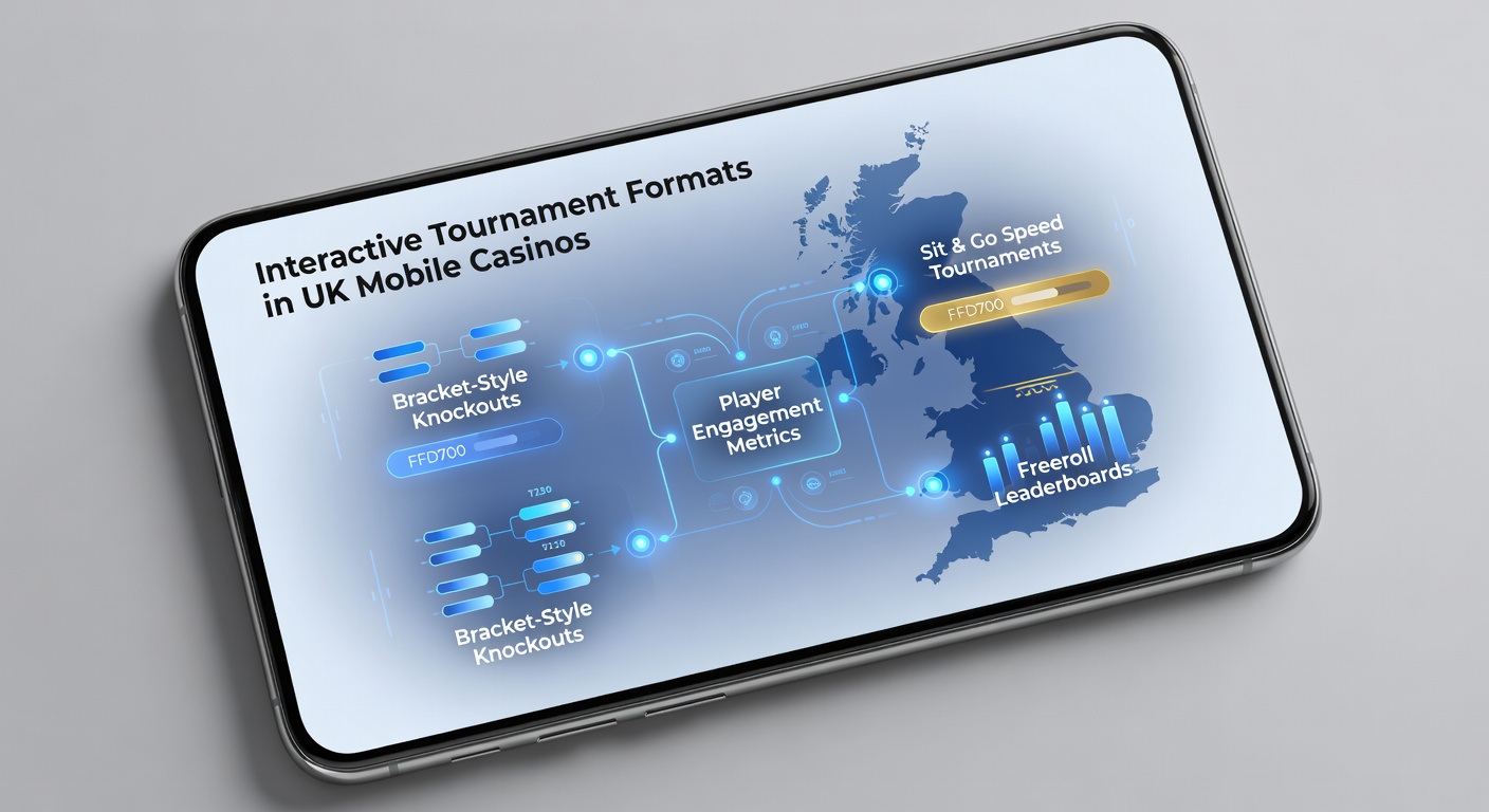 Mobile casino app displaying real-time tournament leaderboard with player rankings and prize pools