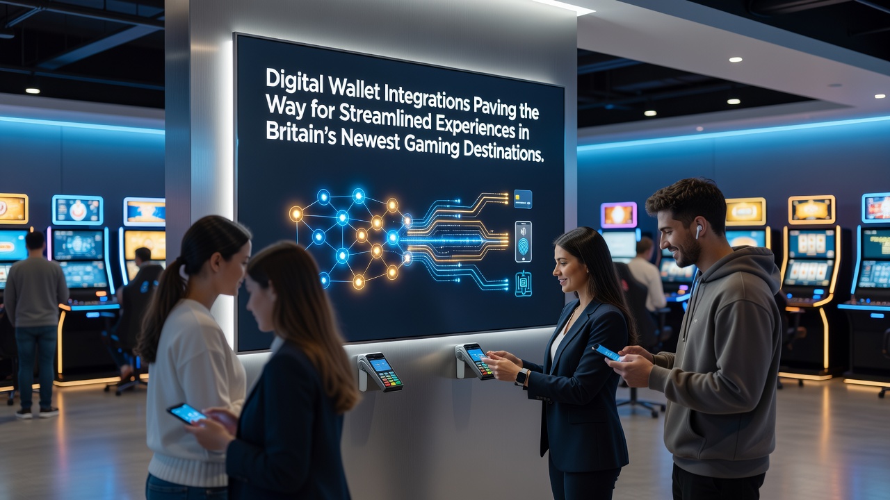 Digital wallet integration streamlining payments at a new British gaming venue