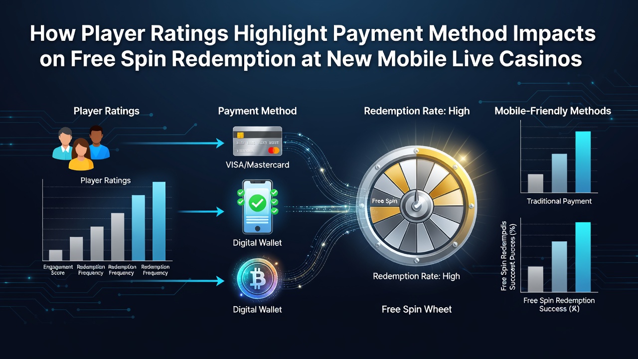 Mobile casino interface showing payment options and free spin redemption process