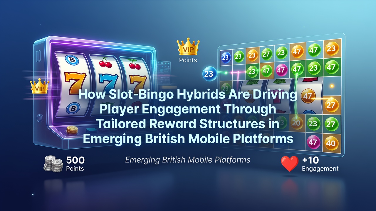 Mobile screen showing slot-bingo hybrid game interface with reward notifications on a British platform
